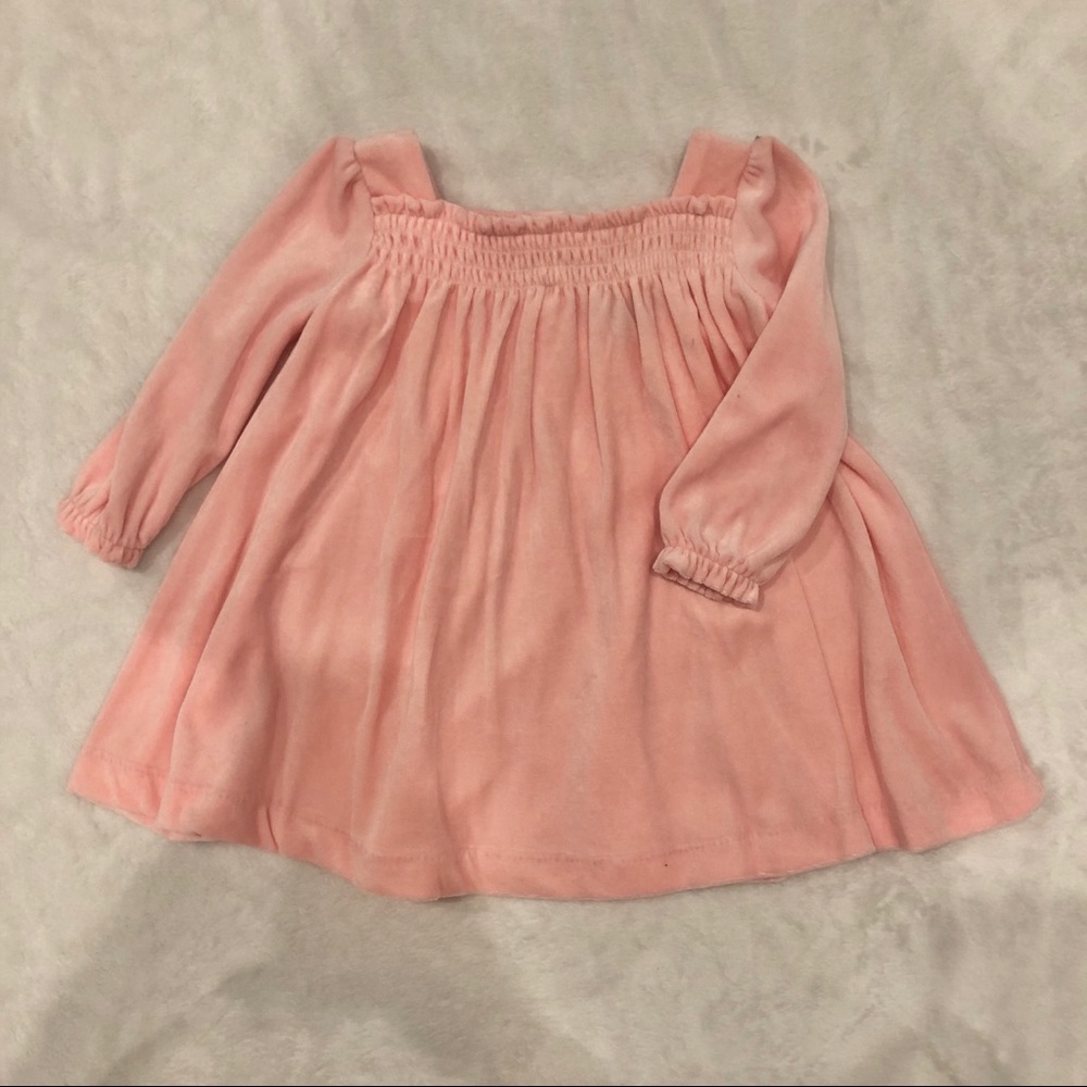 Ralph Lauren Infant Girl's Velour Dress NWT